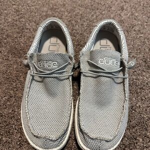 Hey Dude Light Gray Mesh Loafers